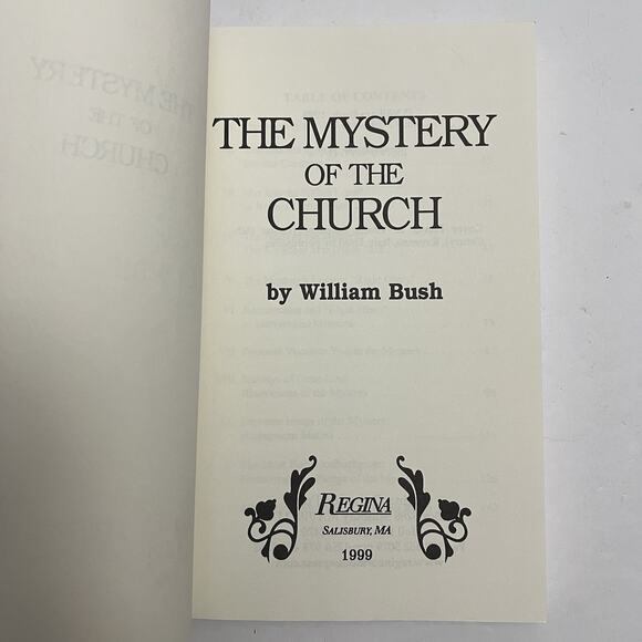 Vintage 1999 The Mystery of the Church By William Bush Paperback Book - Picture 2 of 7